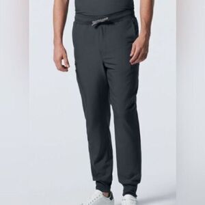 NWT Landau Men’s Landau Forward Scrub Joggers Medical Dental Pewter Gray - 2XL